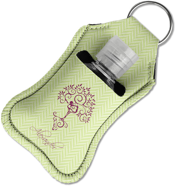Yoga Tree Sanitizer Holder Keychain - Small in Case