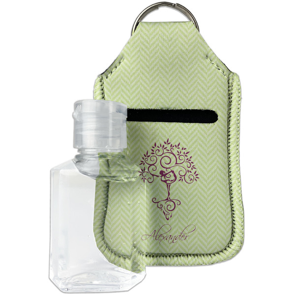 Custom Yoga Tree Hand Sanitizer & Keychain Holder - Small (Personalized)