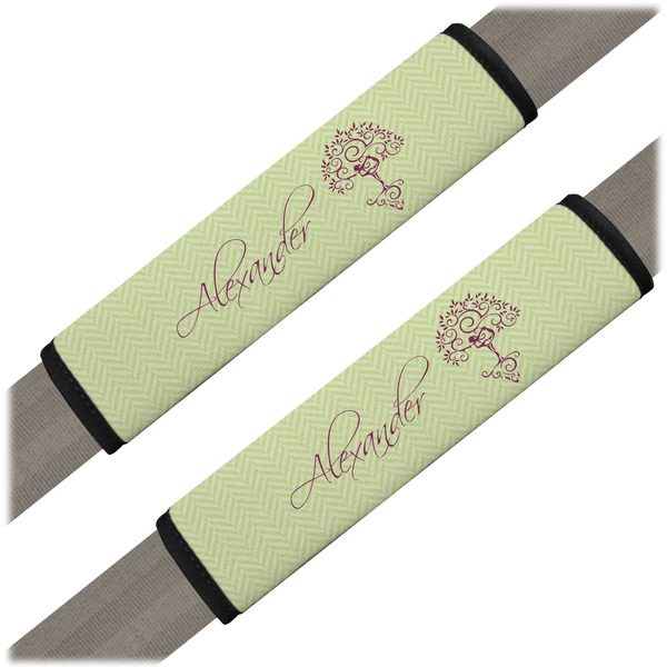 Custom Yoga Tree Seat Belt Covers (Set of 2) (Personalized)