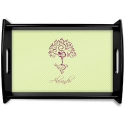 Yoga Tree Wooden Tray (Personalized)