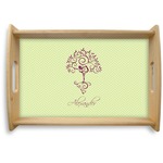 Yoga Tree Natural Wooden Tray - Small (Personalized)
