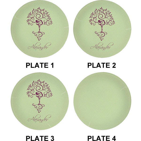 Yoga Tree Set of Appetizer / Dessert Plates (Approval)
