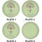 Yoga Tree Set of Lunch / Dinner Plates (Approval)