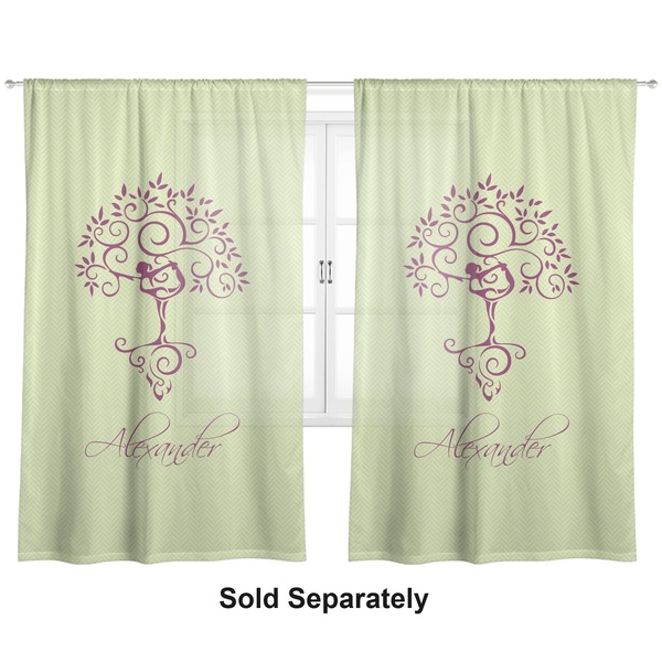 Yoga Tree Sheer Curtains