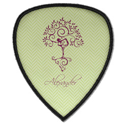 Yoga Tree Iron on Shield Patch A w/ Name or Text