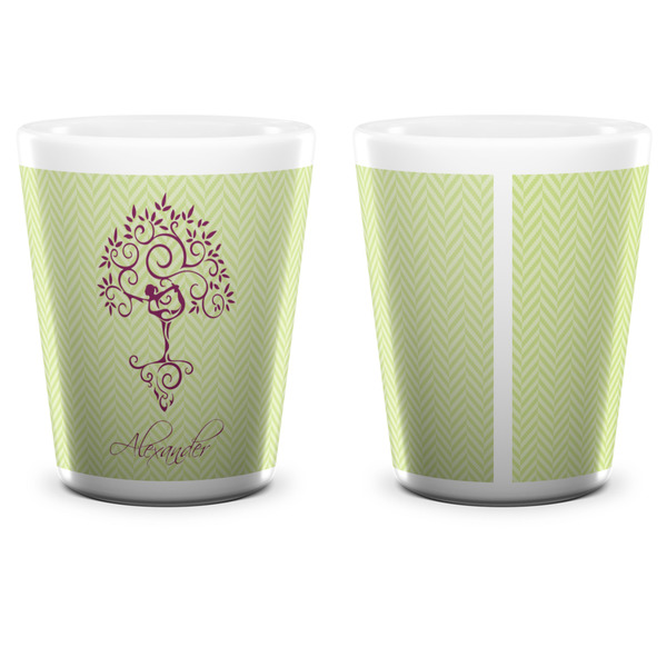 Yoga Tree Shot Glass - White - APPROVAL