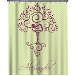 Yoga Tree Extra Long Shower Curtain - 70"x84" (Personalized)