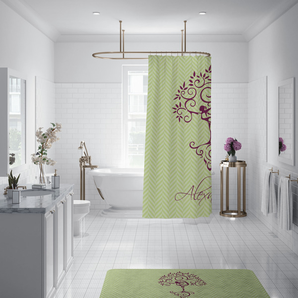 Yoga Tree Shower Curtain - Custom Size