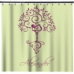 Yoga Tree Shower Curtain - Custom Size (Personalized)