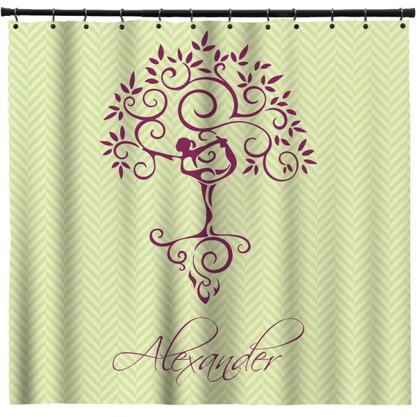 Custom Yoga Tree Shower Curtain - Custom Size (Personalized)