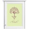 Yoga Tree Single White Cabinet Decal