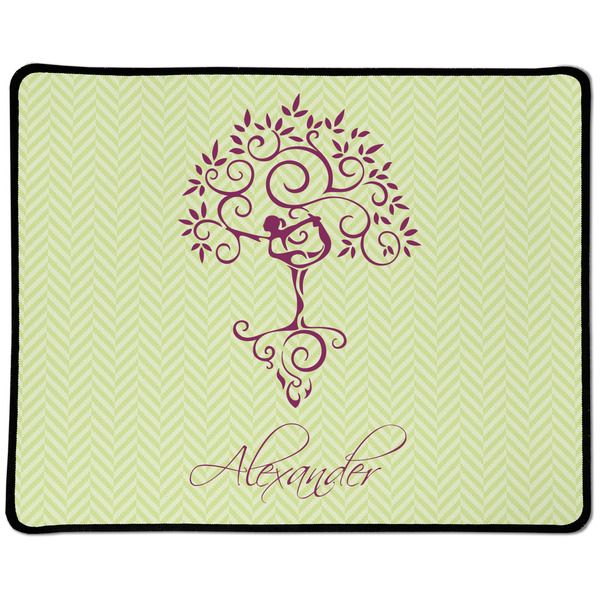 Custom Yoga Tree Large Gaming Mouse Pad - 12.5" x 10" (Personalized)