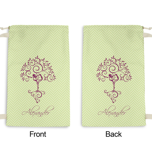 Yoga Tree Small Laundry Bag - Front & Back View