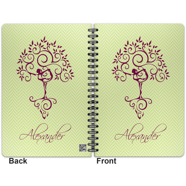Yoga Tree Spiral Journal 7 x 10 - Apvl