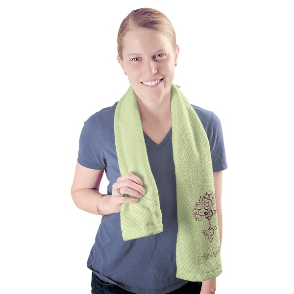 Yoga Tree Sport Towel - Exercise use - Model