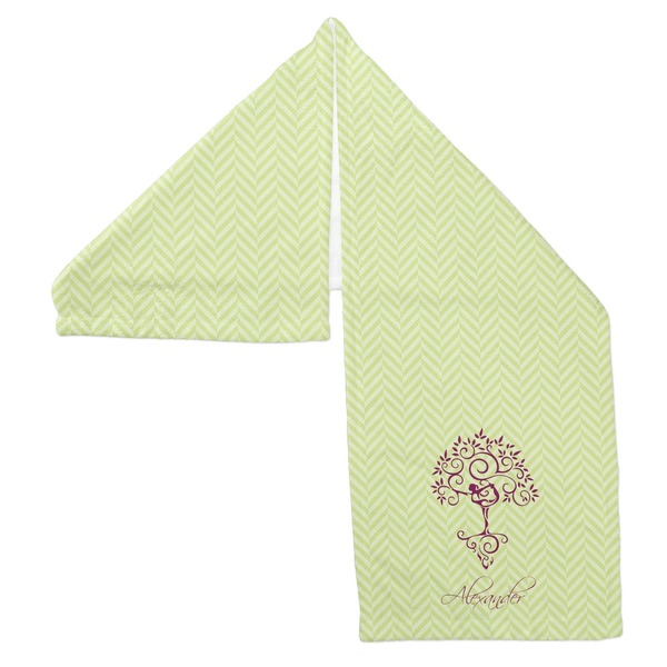 Yoga Tree Sports Towel Folded - Both Sides Showing
