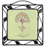 Yoga Tree Square Trivet (Personalized)