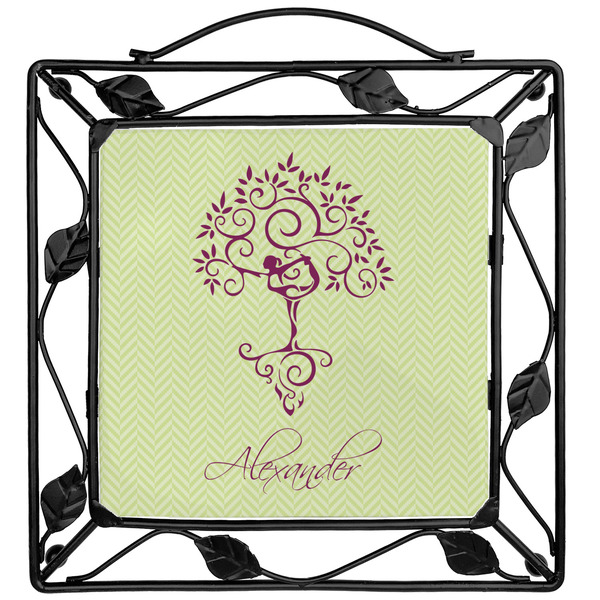 Custom Yoga Tree Square Trivet (Personalized)
