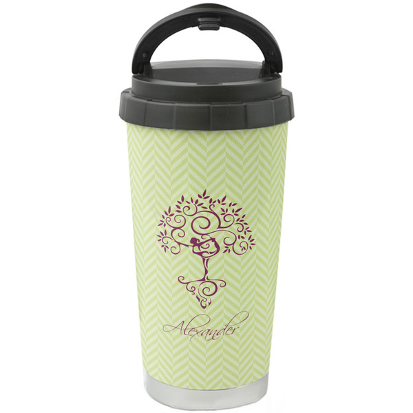 Custom Yoga Tree Stainless Steel Coffee Tumbler (Personalized)