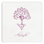 Yoga Tree Paper Dinner Napkins (Personalized)