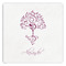 Yoga Tree Paper Dinner Napkin - Front View
