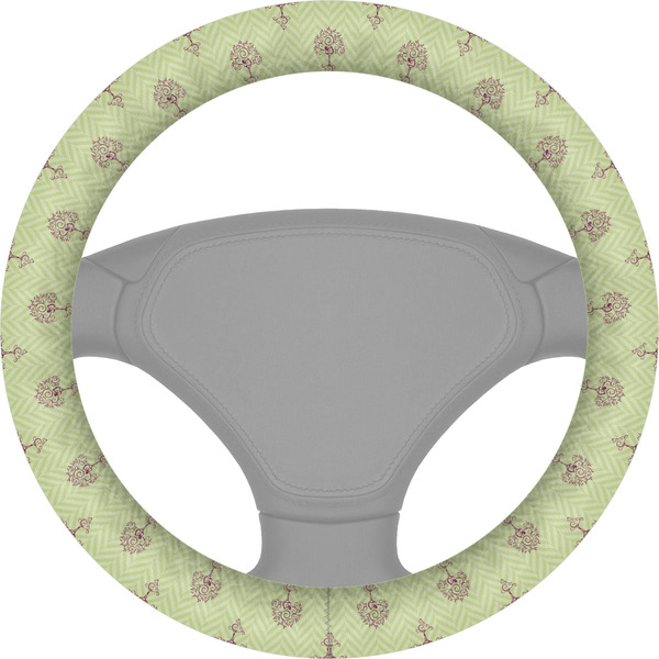 Custom Yoga Tree Steering Wheel Cover