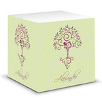 Yoga Tree Sticky Note Cube (Personalized)