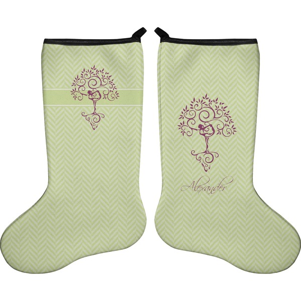 Yoga Tree Stocking - Double-Sided - Approval