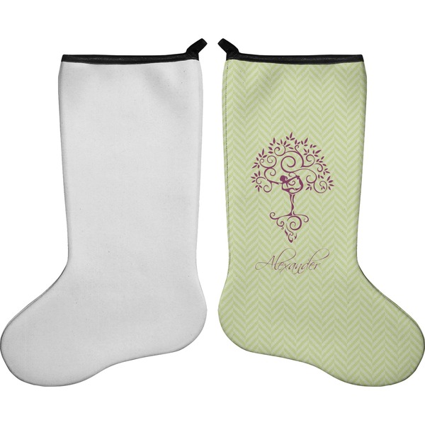 Yoga Tree Stocking - Single-Sided - Approval