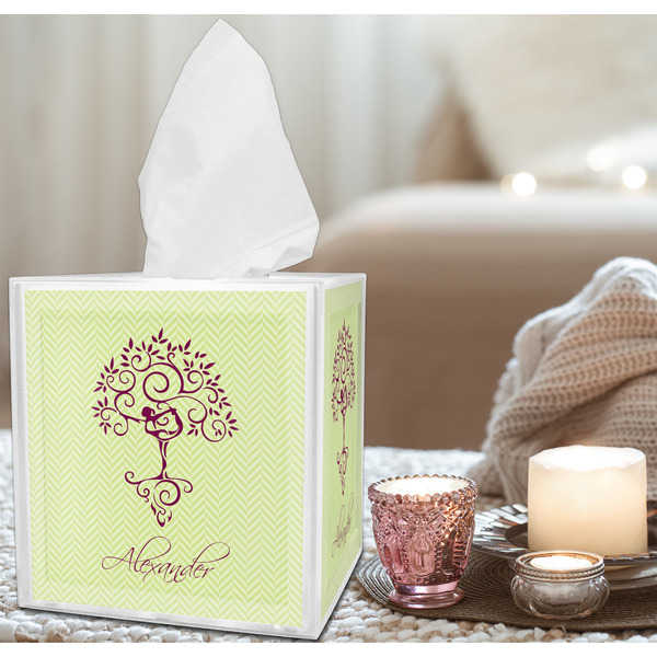 Yoga Tree Tissue Box - LIFESTYLE