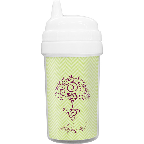 Custom Yoga Tree Toddler Sippy Cup (Personalized)