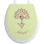 Yoga Tree Toilet Seat Decal (Personalized)