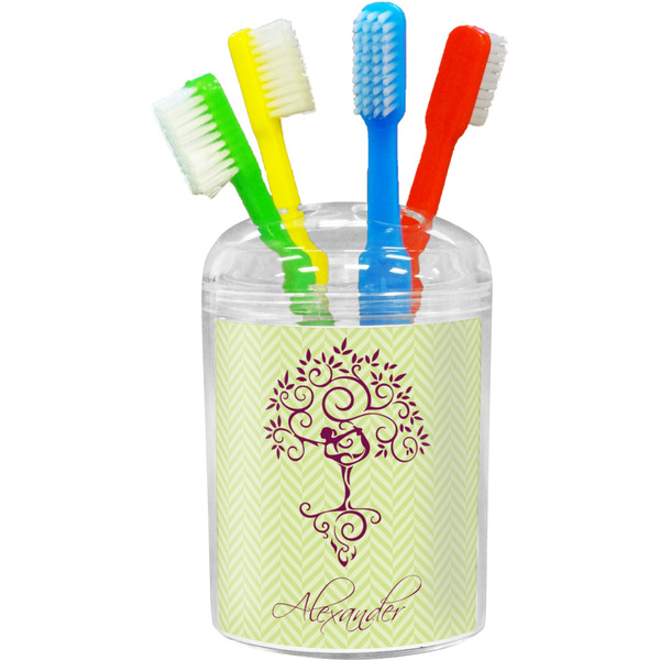 Custom Yoga Tree Toothbrush Holder (Personalized)