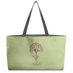 Yoga Tree Beach Totes Bag - w/ Black Handles (Personalized)