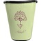 Yoga Tree Waste Basket - Single Sided (Black) (Personalized)