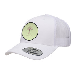 Yoga Tree Trucker Hat - White (Personalized)