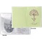 Yoga Tree Vinyl Passport Holder - Flat Front and Back