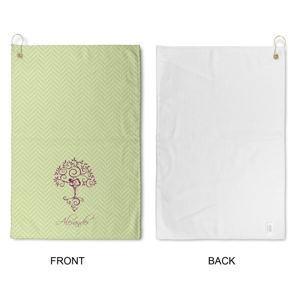 Yoga Tree Waffle Weave Golf Towel - Approval