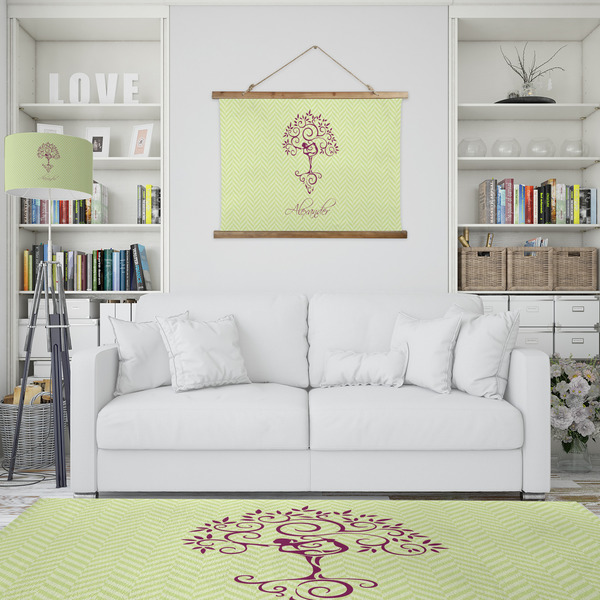 Yoga Tree Wall Hanging Tapestry - IN CONTEXT