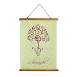 Yoga Tree Wall Hanging Tapestry - Tall (Personalized)