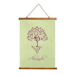 Yoga Tree Wall Hanging Tapestry - Tall (Personalized)