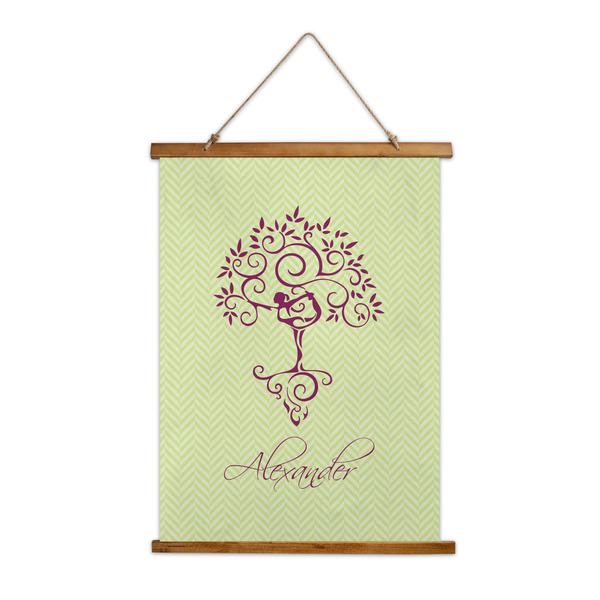 Custom Yoga Tree Wall Hanging Tapestry - Tall (Personalized)