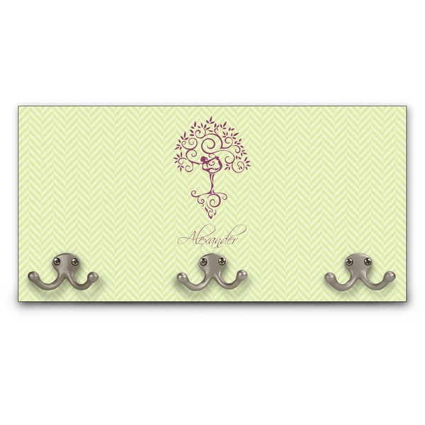 Custom Yoga Tree Wall Mounted Coat Rack (Personalized)