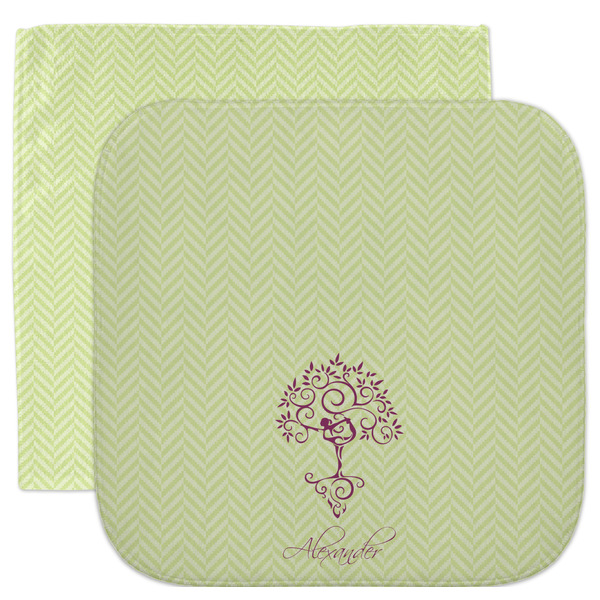 Custom Yoga Tree Facecloth / Wash Cloth (Personalized)