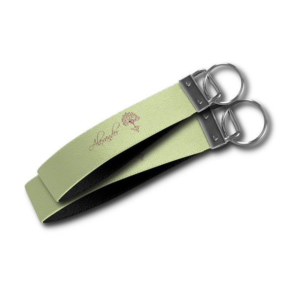 Yoga Tree Webbing Keychain FOBs - Size Comparison