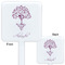 Yoga Tree White Plastic Stir Stick - Double Sided - Approval