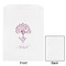 Yoga Tree White Treat Bag - Front & Back View