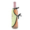 Yoga Tree Wine Bottle Apron - DETAIL WITH CLIP ON NECK