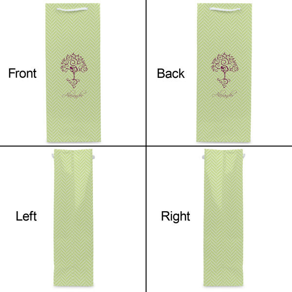 Yoga Tree Wine Gift Bag - Gloss - Approval