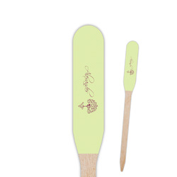 Yoga Tree Paddle Wooden Food Picks - Double Sided (Personalized)
